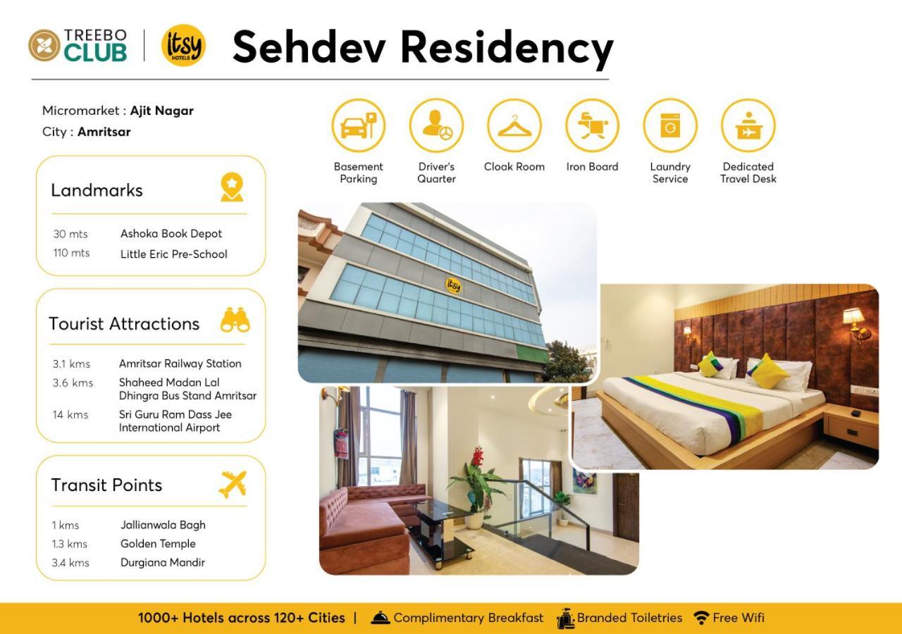 Itsy Hotels Sehdev Residency, Near Golden Temple Amritsar Exterior foto